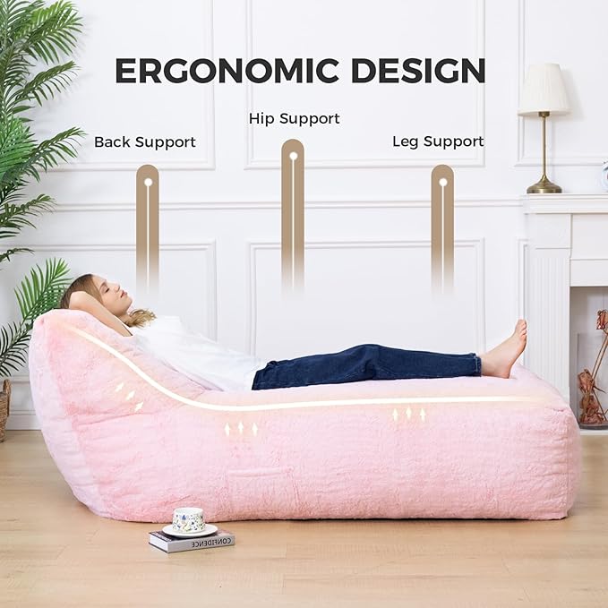 Giant Bean Bag Lounger Chair for Adults - Image 5