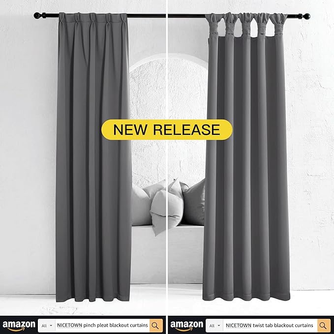 NICETOWN Blackout Curtain Panel - Image 2