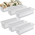 6 Packs 23 Inch Window Flower Box Extra Large Window Sill Herb Garden Long by FillTouch