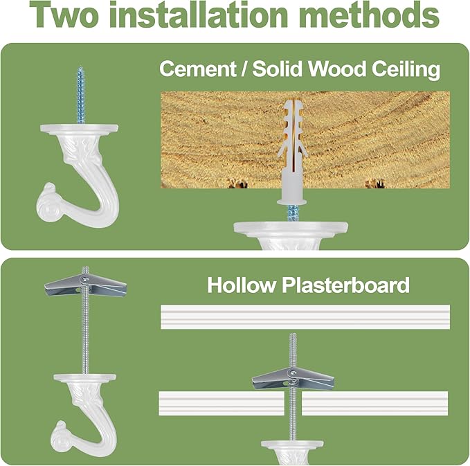 Ceiling Swag Hook Sets - Image 2