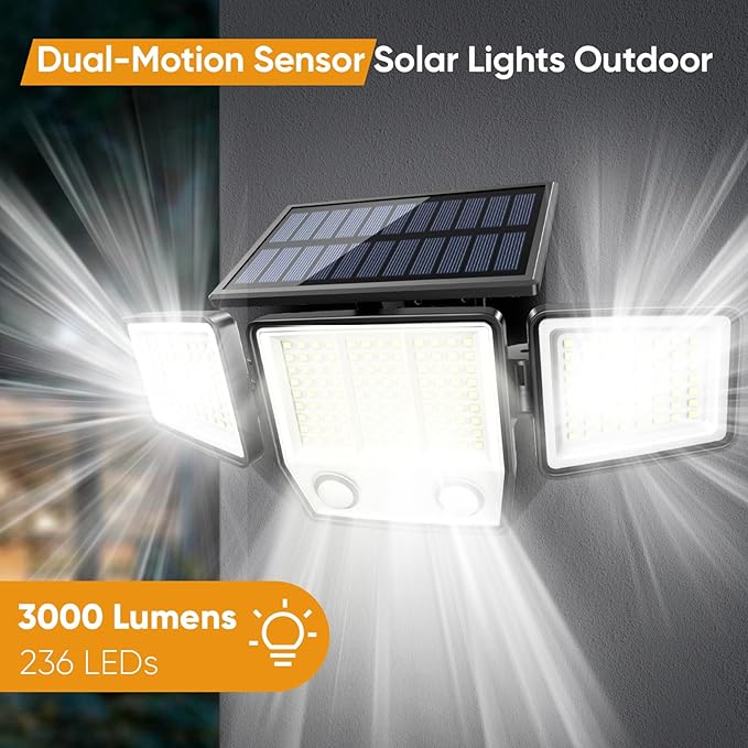 Solar Lights Outdoor Waterproof Motion Sensor - Image 2