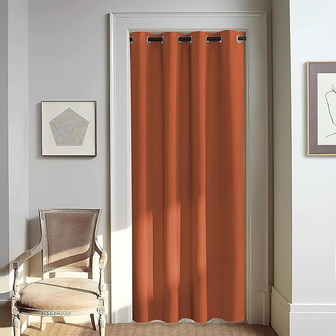 NICETOWN Door Curtain for Closet Doors 80 Inches Long 1 Panel, Room Divider by NICETOWN