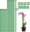 Plant Stakes 17inch &11inch SupKing Adjustable Length Plant Support Stake 16Pcs by SupKing