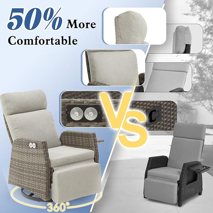 Adjustable Outdoor Recliner Chair - Image 5