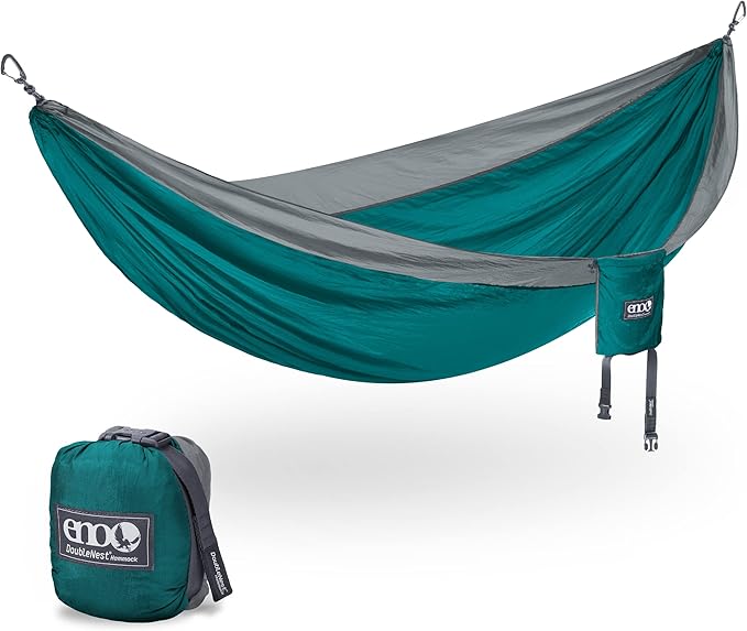 ENO, Eagles Nest Outfitters DoubleNest Lightweight Camping Hammock, 1 to 2 by EaglesNestOutfitters