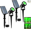 T-SUNUS Green Solar Spot Lights 2 Pack, Garden Landscape Spotlights Outdoor by T-SUNUSLighting