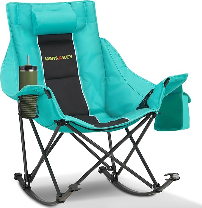 Oversized Rocking Camping Chair by Unknown