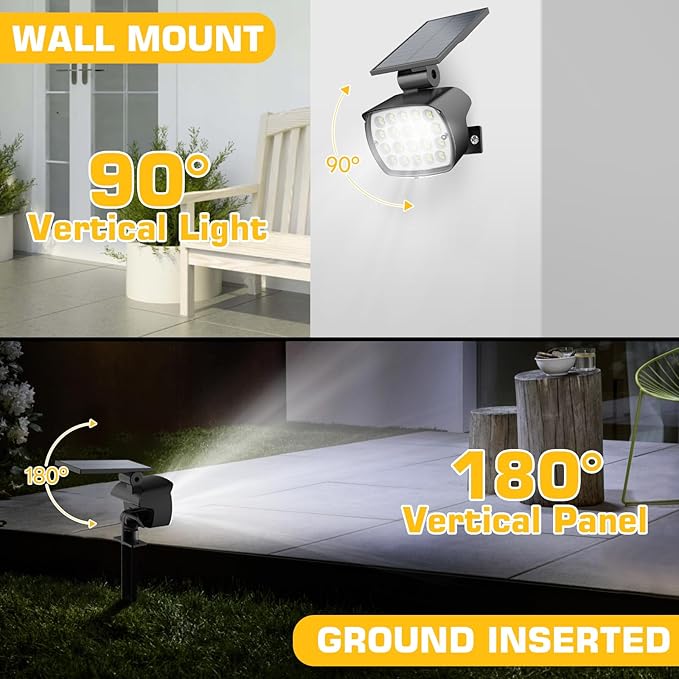 Kaxiida Solar Lights Outdoor Waterproof - Image 5