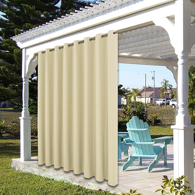 BONZER Extra Wide Waterproof Outdoor Curtains - Image 7