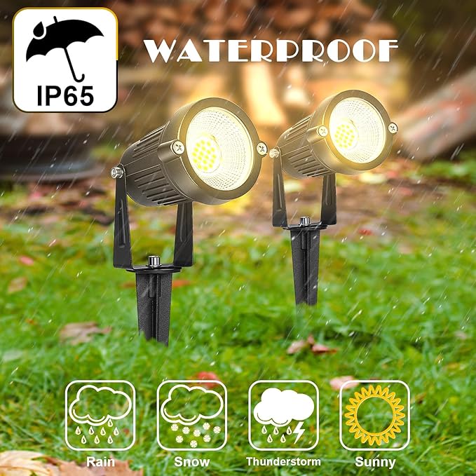 Low Voltage Landscape Lights IP65 Waterproof 7W 700LM LED Outdoor Lighting - Image 3