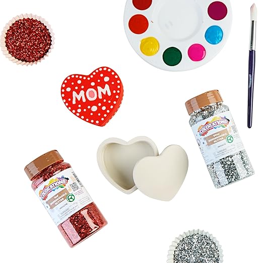 Colorations Decorate Your own Ceramic Heart Boxes - Image 8