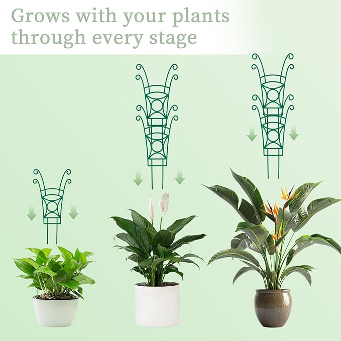 12 Pack Stackable Plant Trellis - Image 3