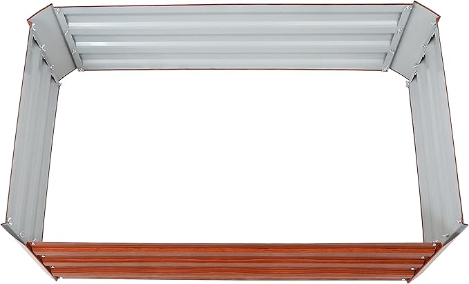 Sunnydaze 11.75" H Raised Metal Garden Bed - Image 9