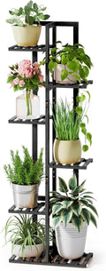 ROSSNY 48 Inch Tall Plant Stand Indoor, 6 Tier 7 Potted Bamboo Plant Stands by ROSSNY