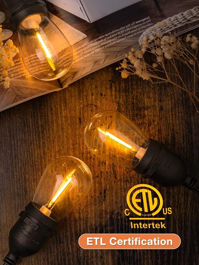 addlon 48FT LED Outdoor String Lights - Image 3