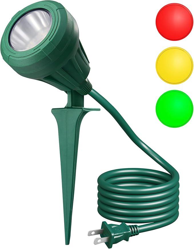 DEWENWILS 120V Spotlight Outdoor, 500LM Waterproof LED Spot Light by DEWENWILS