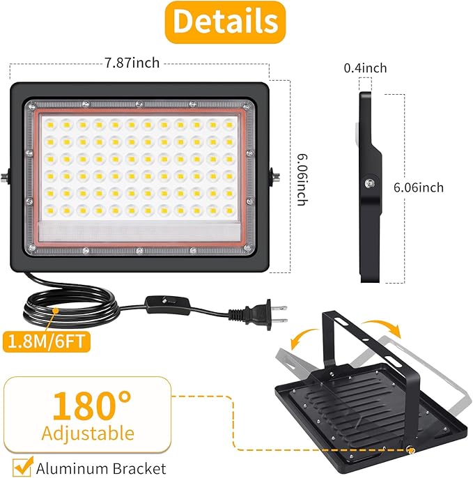 60W LED Flood Light Outdoor - Image 7
