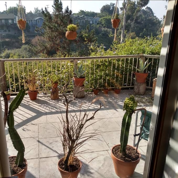 Keadic 6Pcs Macrame Plant Hanger, 3 Sizes Indoor Hanging Plant Holder Hanging - Image 3