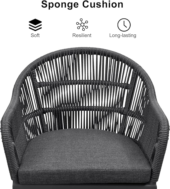 PURPLE LEAF 12 Pieces Patio Dining Set - Image 3