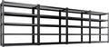 Set of 4 Garage Shelving-3000 lbs 5 Tier Storage Shelves, Adjustable Heavy Duty by Unknown