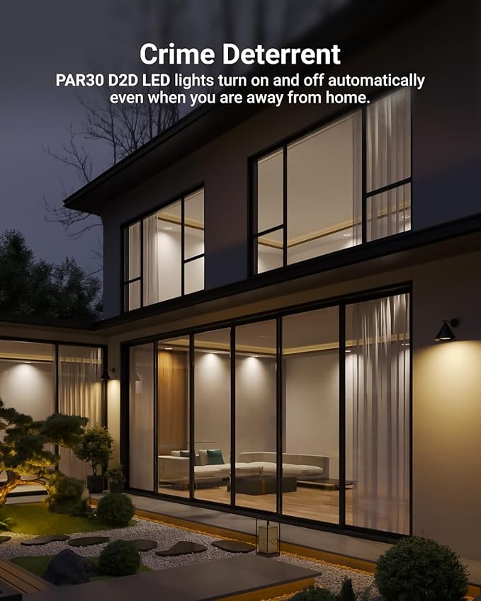 Sunco 12 Pack LED PAR30 Dusk to Dawn Light Bulb - Image 4