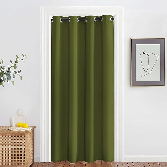 NICETOWN Blackout Doorway Curtain Drape 78 inch Long by NICETOWN