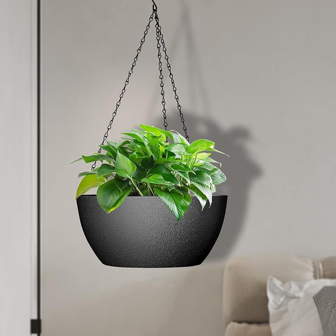 13 inch Large Hanging Planters Plant Pots - Image 5