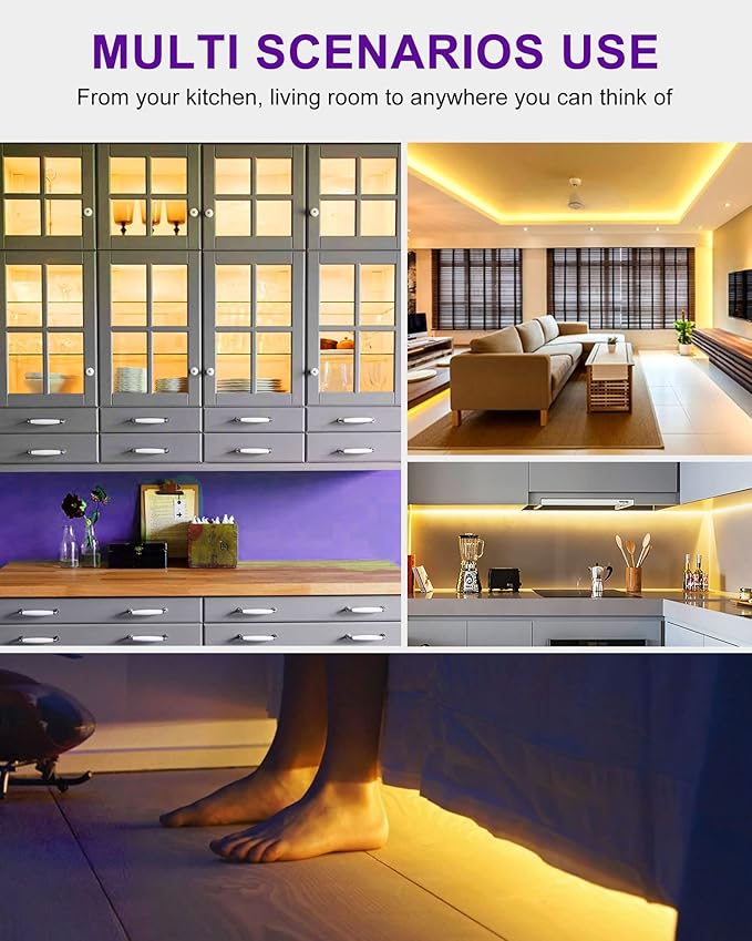 HitLights LED Strip Lights Warm White 3000K, 16.4ft Premium Tape Light - Image 7