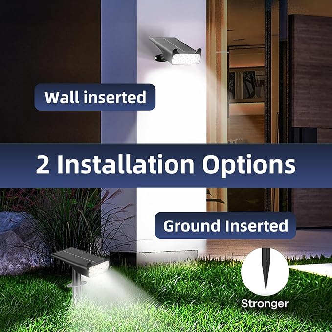 Solar Spotlights Outdoor Waterproof Landscape Path Lights Solar Dusk to Dawn - Image 7