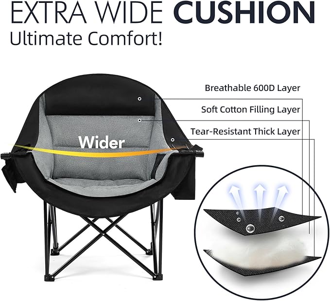 Oversized Camping Chairs for Adults - Image 3