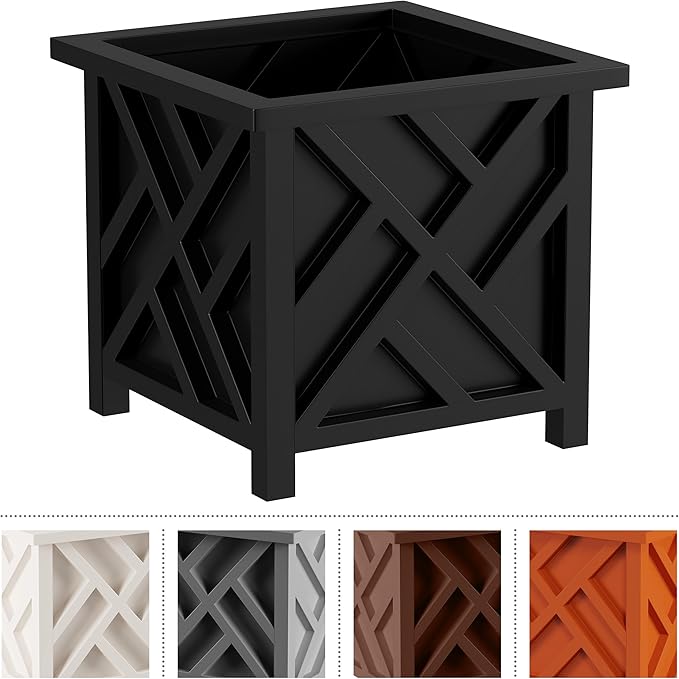 Lattice Design Outdoor Planter Box - Image 7