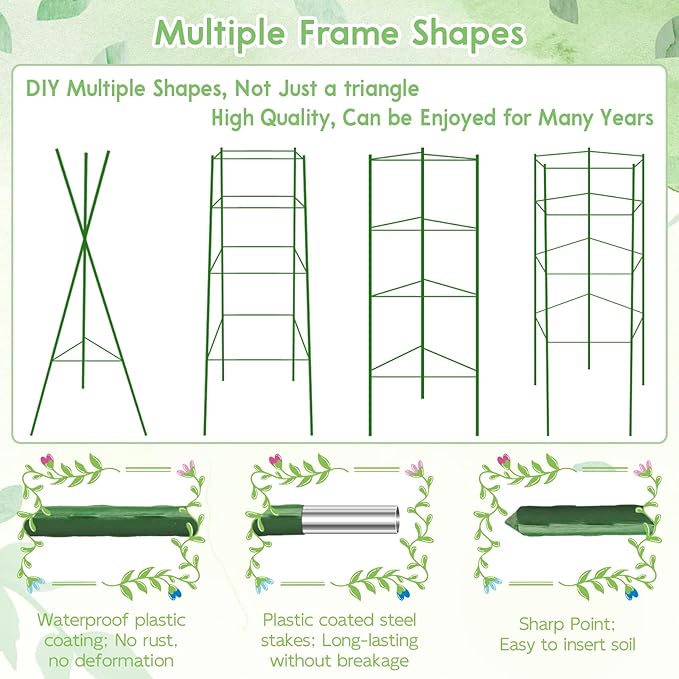Riare 2 Pack 5.2 FT Tomato Cages - Image 5