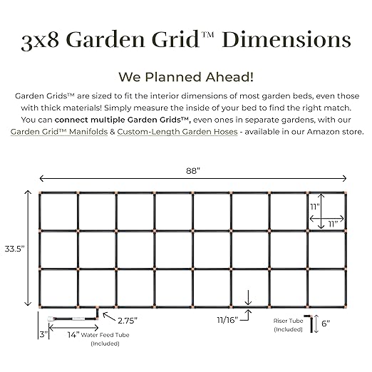The Garden Grid | Pre-Assembled Garden Bed Watering System – Waters Every Plant - Image 8