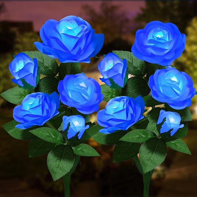 Solar Flower Lights Outdoor by LightYourLife