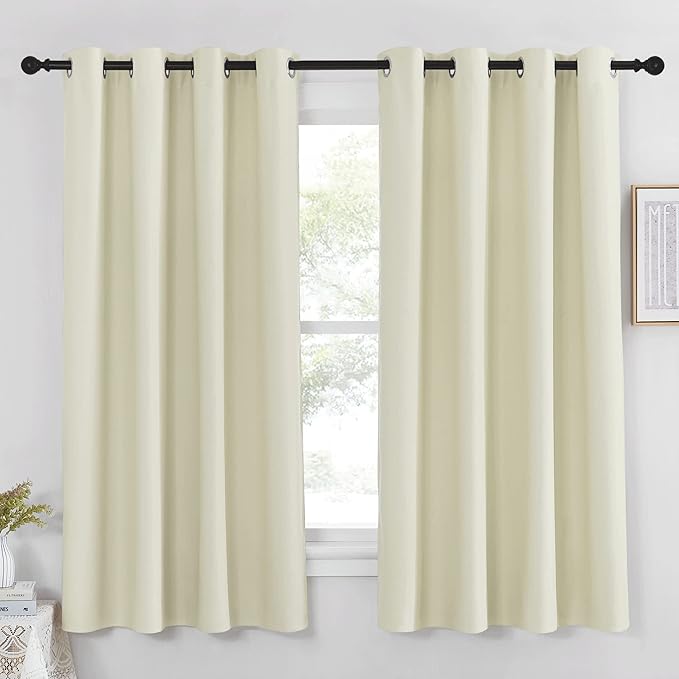 NICETOWN Blackout Beige Curtain by NICETOWN