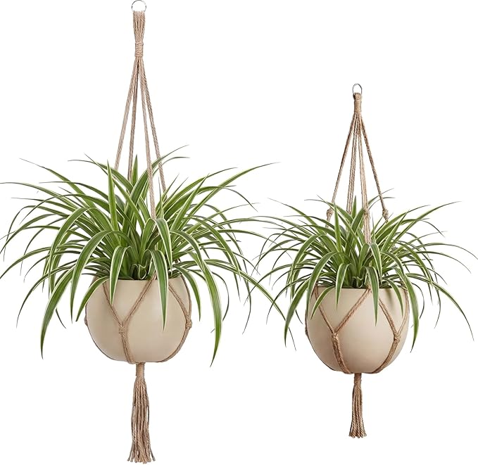 EBOOT 2 Pack 33 48 Inch Large Macrame Plant Hanger Rope to Hang Flower Pot by eBoot