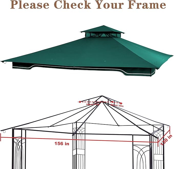 SCOCANOPY Replacement Gazebo Canopy - Image 4