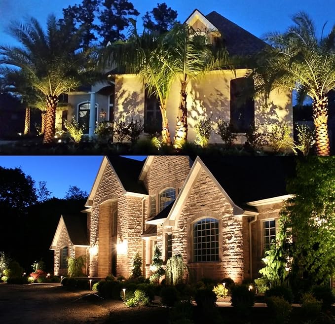 TOVEENEN LED Outdoor Landscape Spotlight 120V 12W Waterproof Spot Lights - Image 5