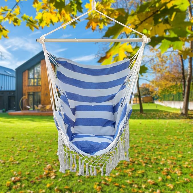 Hammock Chair, Hanging Rope Swing Seat - Image 7