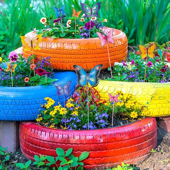 hogardeck Garden Decor for Outside, Yard Art Garden Decorations for Outdoor - Image 6