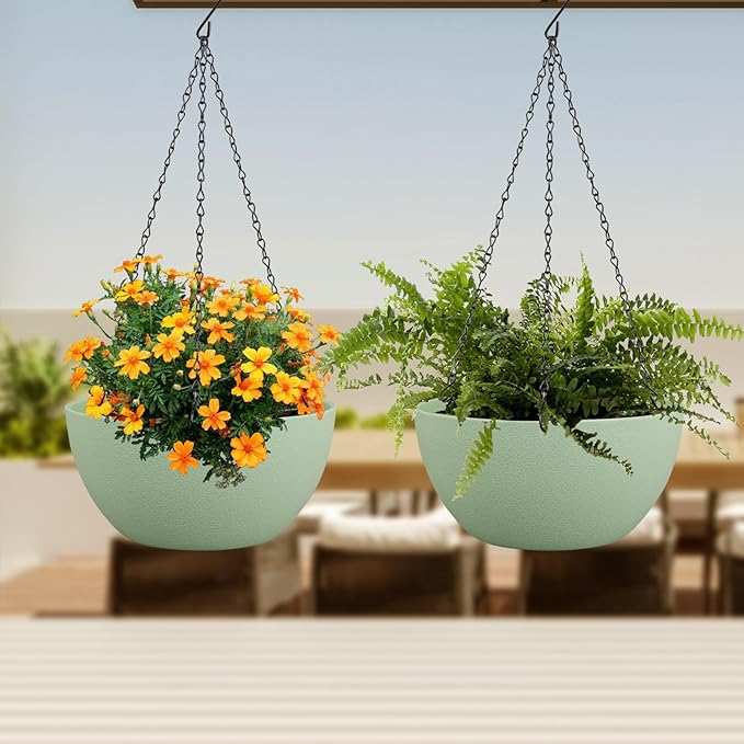 8 inch Small Hanging Planters Plant Pots - Image 6