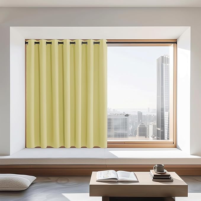 NICETOWN Blackout Curtains 72 inches Long, Grommet Privacy Window Treatment by NICETOWN