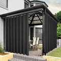 BONZER Wide Waterproof Outdoor Curtains by Bonzer