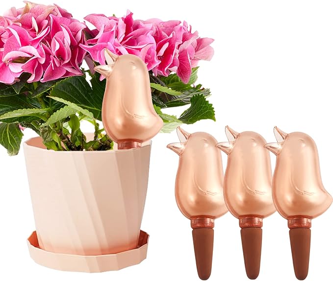 4 Pack Self Watering Spikes, Indoor Plant Watering Globes, Bird Shape Automatic by KIROYAL