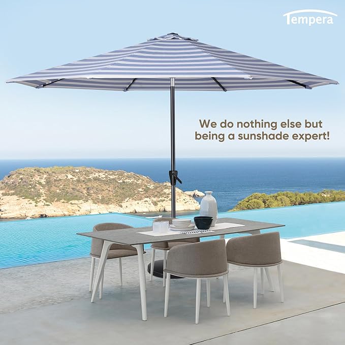 Tempera Patio Market Outdoor Table Umbrella - Image 7