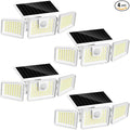 INCX Solar Lights Outdoor with Motion Sensor, 3 Heads Security Lights Solar by INCX