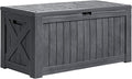 Greesum 120 Gallon Deck Box, Resin Outdoor Storage Container by BuynowfromGreesum