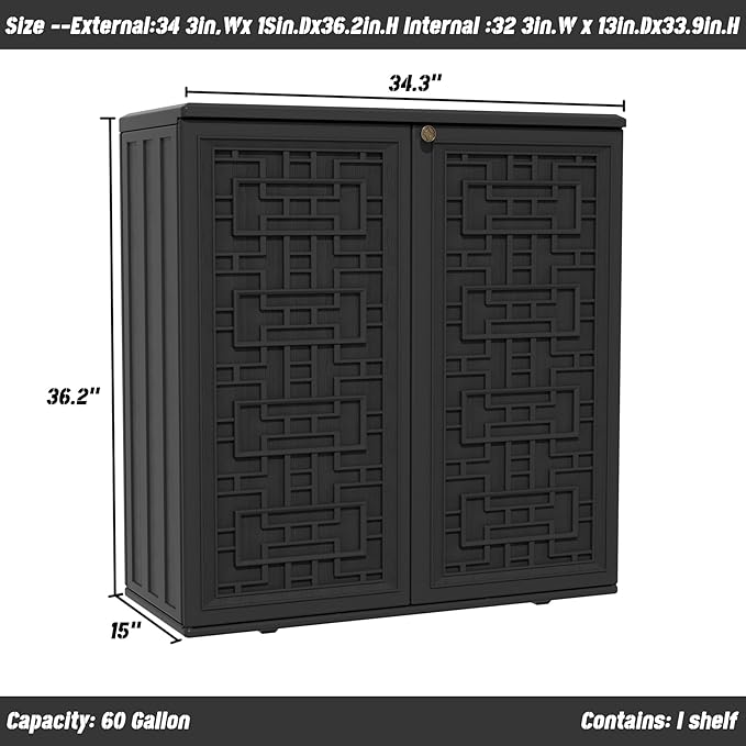 Indoor Outdoor Storage Cabinet Waterproof - Image 6