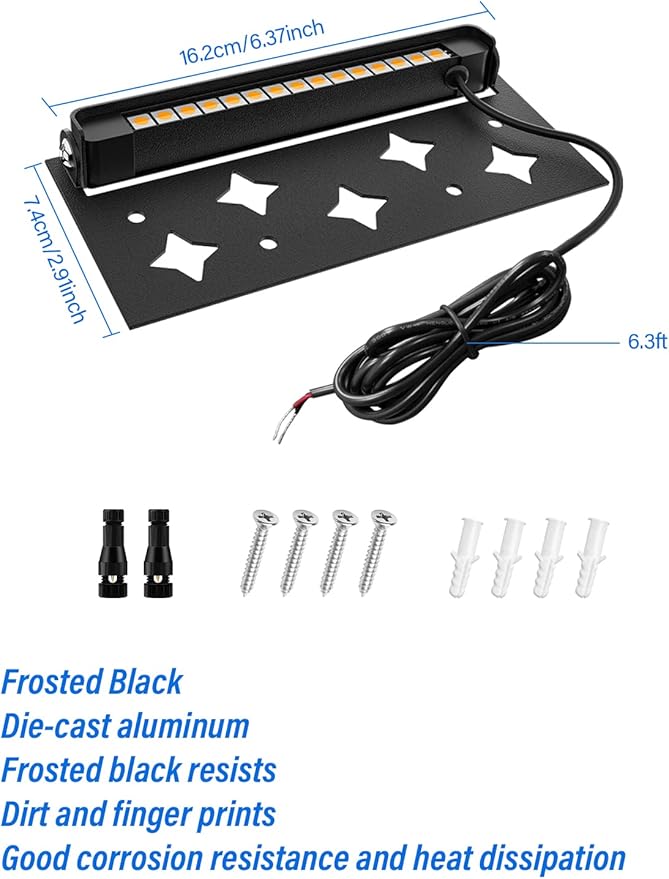 5W Retaining Wall Lights, 7 inch LED Hardscape Lighting, Waterproof Low Voltage - Image 8