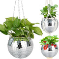 6" Disco Ball Planter, Disco Ball Plant Hanger by FGBNM